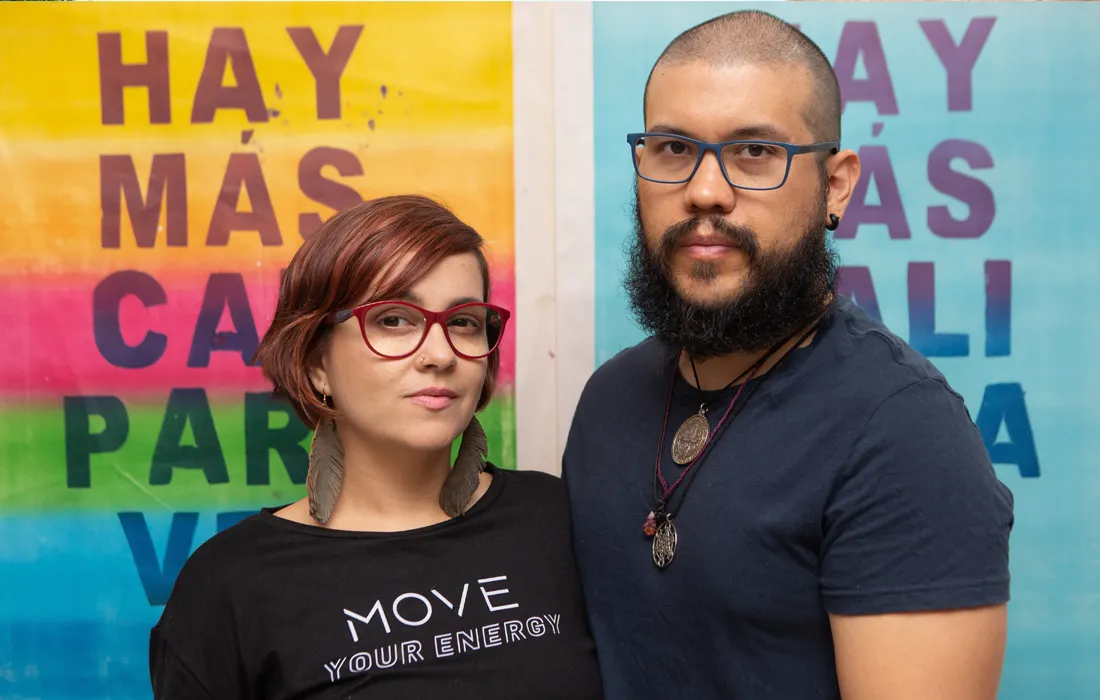 Martha Isabel Calle y Carlos Arce, del Colectivo Cámara Expandida, creadores del Cali Foto Fest Martha Isabel Calle y Carlos Arce, del Colectivo Cámara Expandida, creadores del Cali Foto Fest